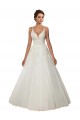 Acquista Avorio Abito da ballo Sottili Tulle Pizzo Boho Abiti da sposa