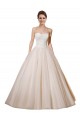 Acquista Avorio & Champagne Abito da ballo Innamorato Tulle Pizzo Abiti da sposa
