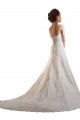 Acquista Avorio & Champagne Linea A Innamorato Tulle Pizzo Abiti da sposa