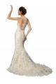 Acquista Avorio & Champagne Stile sirena Illusione Tulle Pizzo Classico Abiti da sposa