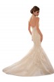 Acquista Avorio & Champagne Stile sirena Innamorato Tulle Pizzo Abiti da sposa