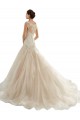 Acquista Avorio & Champagne Stile sirena Innamorato Tulle Pizzo Abiti da sposa