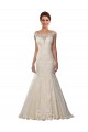 Acquista Avorio & Champagne Stile sirena Pizzo Boho Abiti da sposa