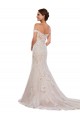 Acquista Avorio & Champagne Stile sirena Pizzo Classico Abiti da sposa