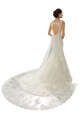 Acquista Avorio & Champagne Stile sirena Scollatura a V Tulle Pizzo Abiti da sposa
