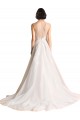 Acquista Avorio Linea A Illusione Tulle Abiti da sposa