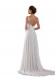 Acquista Avorio Linea A Innamorato Chiffona Classico Boho Abiti da sposa