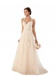 Acquista Avorio Linea A Innamorato Tulle Pizzo Abiti da sposa