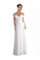 Acquista Avorio Linea A Sweep treno Chiffona Spiaggia Abiti da sposa