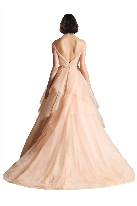 Acquista Avorio Linea A Tulle Abiti da sposa