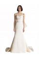 Acquista Avorio Stile sirena Capestro Raso Spiaggia Abiti da sposa