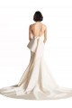 Acquista Avorio Stile sirena Capestro Raso Spiaggia Abiti da sposa