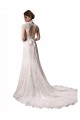 Acquista Avorio Stile sirena Capestro Scollatura a V Pizzo Abiti da sposa