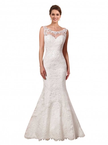 Acquista Avorio Stile sirena Innamorato Pizzo Abiti da sposa