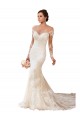 Acquista Avorio Stile sirena Innamorato Pizzo Abiti da sposa