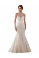 Acquista Avorio Stile sirena Innamorato Pizzo Abiti da sposa