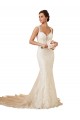 Acquista Avorio Stile sirena Innamorato Pizzo Abiti da sposa