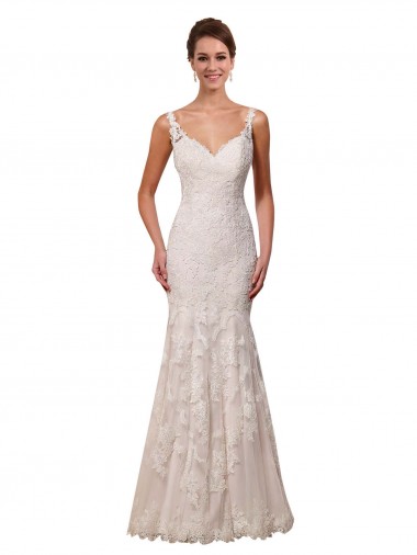 Acquista Avorio Stile sirena Innamorato Pizzo Abiti da sposa