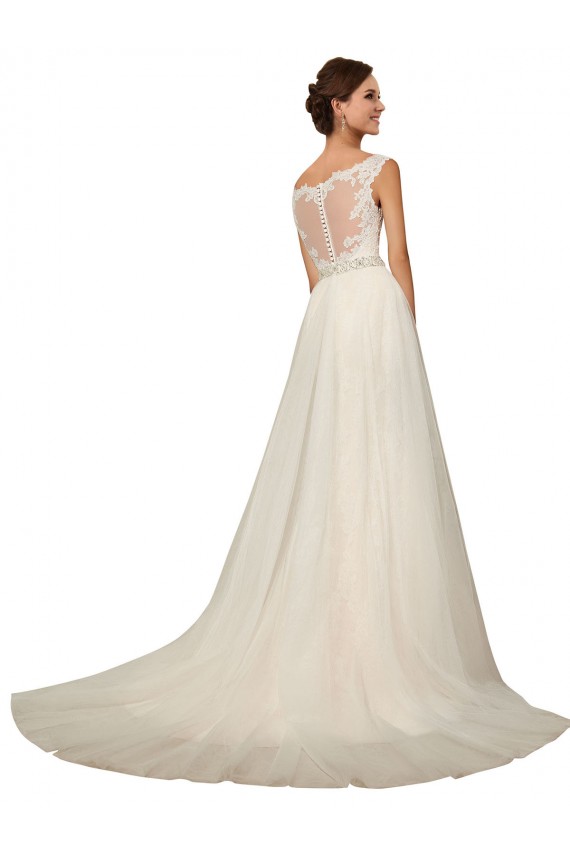 Acquista Avorio Stile sirena Innamorato Tulle Pizzo Abiti da sposa