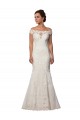 Acquista Avorio Stile sirena Pizzo Boho Abiti da sposa