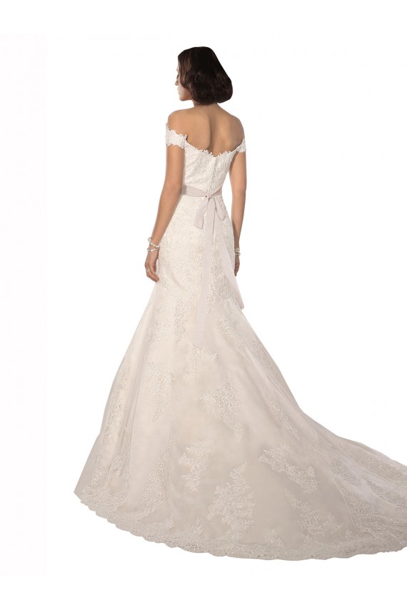 Acquista Avorio Stile sirena Pizzo Classico Spiaggia Abiti da sposa