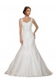 Acquista Avorio Stile sirena Scollatura a V Pizzo Abiti da sposa