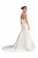 Acquista Avorio Stile sirena Senza spalline Raso Spiaggia Abiti da sposa