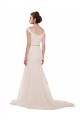 Acquista Avorio Stile sirena Tulle Spiaggia Abiti da sposa