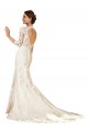 Acquista Avorio Tubino Innamorato Pizzo Abiti da sposa