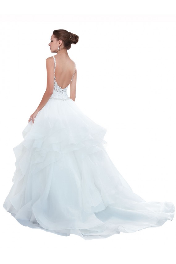 Acquista Bianco Abito da ballo Sottili Innamorato Tulle Spiaggia Abiti da sposa