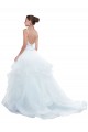 Acquista Bianco Abito da ballo Sottili Innamorato Tulle Spiaggia Abiti da sposa