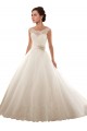 Acquista Bianco Abito da ballo Tulle Pizzo Abiti da sposa
