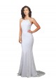 Acquista Bianco Stile sirena Alto Collo Sweep treno Pizzo Abiti da sposa