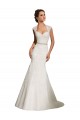 Acquista Bianco Stile sirena Innamorato Tulle Pizzo Abiti da sposa