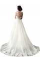 Acquista Bianco Stile sirena Innamorato Tulle Pizzo Abiti da sposa