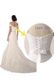 Acquista Bianco Stile sirena Pizzo Spiaggia Abiti da sposa