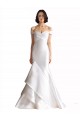 Acquista Bianco Stile sirena Raso Spiaggia Abiti da sposa