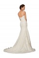 Acquista Bianco Tubino Innamorato Tulle Pizzo Abiti da sposa