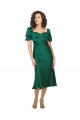 Acquista Cacciatore verde Linea A Innamorato Midi Raso Setoso Corto Abiti da damigella donore / Abiti da sera / Abiti da ballo