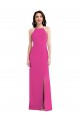 Acquista Fucsia Tromba Capestro Alto Collo Crespo Elastico Lunga Formali Abiti da damigella donore / Abiti da sera / Abiti da ballo