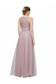 Acquista Light Lilac Linea A Innamorato Tulle Pizzo Lunga Abiti da damigella donore