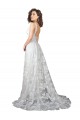Acquista Linea A Scollatura a V Pizzo Abiti da sposa