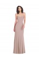 Acquista Rosa polveroso Stile sirena Innamorato Crespo Elastico Lunga Formali Abiti da damigella donore / Abiti da sera / Abiti da ballo