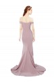 Acquista Rosa polveroso Stile sirena Sweep treno Crespo Elastico Lunga Formali Abiti da damigella donore / Abiti da sera / Abiti da ballo