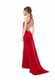 Acquista Rosso Stile sirena Capestro Alto Collo Crespo Elastico Lunga Formali Abiti da damigella donore / Abiti da sera / Abiti da ballo