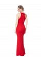 Acquista Rosso Stile sirena Capestro Alto Collo Crespo Elastico Lunga Formali Abiti da damigella donore / Abiti da sera / Abiti da ballo