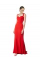 Acquista Rosso Stile sirena Innamorato Alto Collo Crespo Elastico Lunga Formali Abiti da damigella donore / Abiti da sera / Abiti da ballo