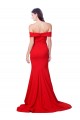 Acquista Rosso Stile sirena Innamorato Crespo Elastico Lunga Formali Abiti da damigella donore / Abiti da sera / Abiti da ballo