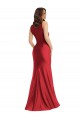 Acquista Rosso Stile sirena Piazza Raso Setoso Lunga Formali Abiti da damigella donore / Abiti da sera / Abiti da ballo