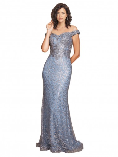 Acquista Stile sirena Paillettes Lunga Formali Abiti da damigella donore / Abiti da sera / Abiti da ballo